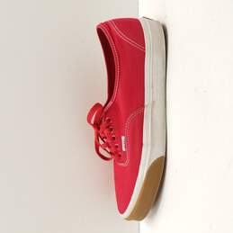 Vans Men's Red Authentic Gum Bumper Shoes Size 11.5 alternative image