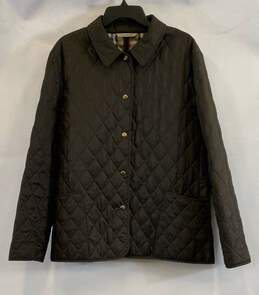 Burberry Women's Brown Quilted Jacket - XL