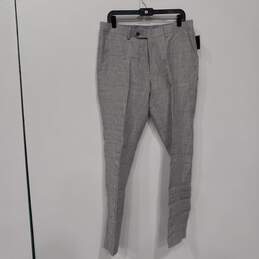 Bar III Gray/Tan Slim fit Dress Pants Size 33Wx32L NWT