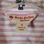 NWT Womens Fleece Striped Long Sleeve Collared Button-Up Shirt Size 8 image number 3