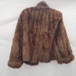 Gucci Women's Mink Fur Leather Coat Jacket