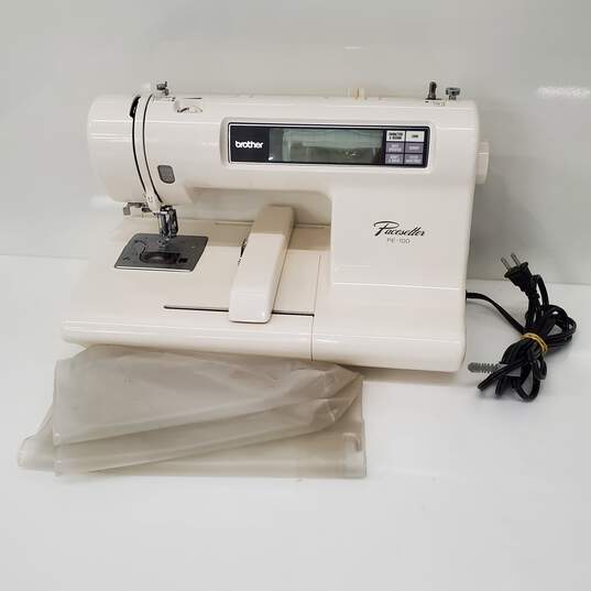 Buy the Vintage Brother Pacesetter PE-100 Embroidery Sewing Machine  Untested P/R
