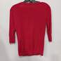BANANA REPUBLIC WOMEN'S PINK/RED KNIT SWEATER SIZE S image number 2