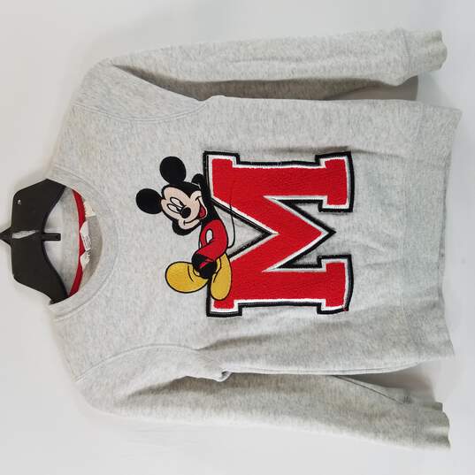 H&M  Boy Grey Mickey Mouse Sweater M image number 1