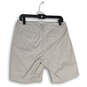 NWT Womens Tan Flat Front Slash Pocket Chino Shorts Size 8 image number 2
