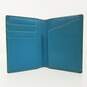 Coach Patent Leather Passport Holder Teal image number 3