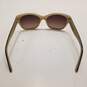 Badgley Mischka Brown Tortoise Shell Browline Sunglasses image number 7