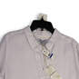 NWT Womens White Floral Spread Collar Long Sleeve Button-Up Shirt Size XL image number 3