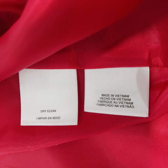 Kasper Women's Fire Red LS Open Front Blazer Jacket Size 14 image number 2