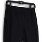 Womens Black Pleated Front Elastic Waist Ankle Zip Jogger Pants Size 6 image number 4