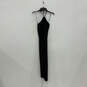 NWT Womens Black Halter Neck Sleeveless Regular Fit Maxi Dress Size Large image number 1