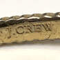 Designer J. Crew Gold-Tone Spiral Twisted Round Bangle Bracelet 17.0g image number 3