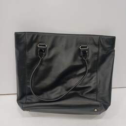 Kate Spade Black Smooth Leather Bucket Tote Bag alternative image