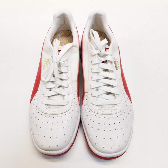 Puma Men's GV Special White/Red Sneakers Sz. 12 image number 5