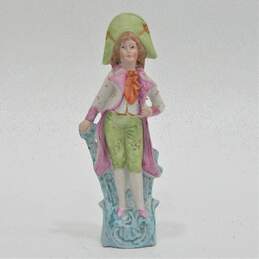 Vintage Porcelain Male French Colonial Courting Officer Figurine  Japan