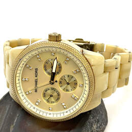 Designer Michael Kors MK-5039 Gold-Tone Stainless Steel Analog Wristwatch