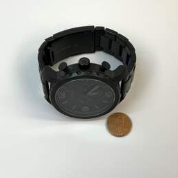 Designer Fossil Nate JR1401 Black Round Analog Dial Quartz Wristwatch 177.2g alternative image
