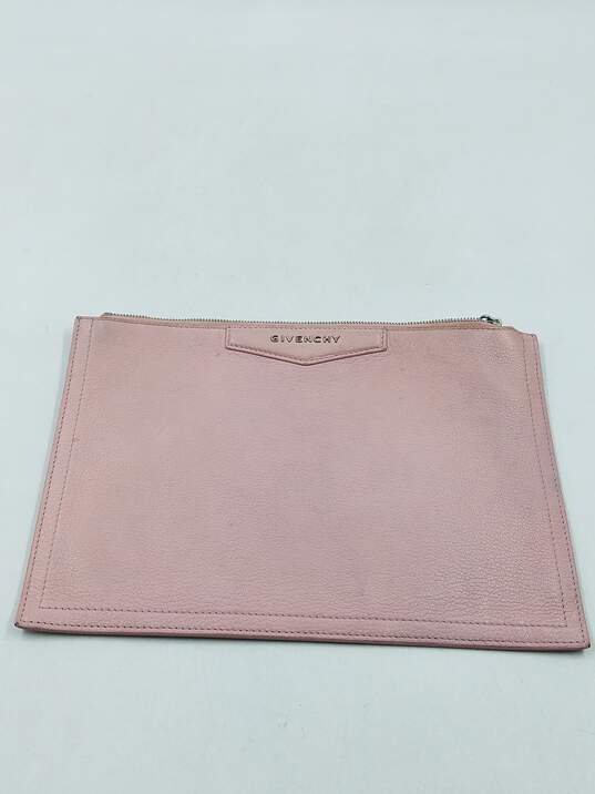 Authentic Givenchy Carnation Pink Clutch image number 1