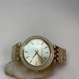 Designer Michael Kors MK-3191 Gold-Tone Stainless Steel Analog Wristwatch