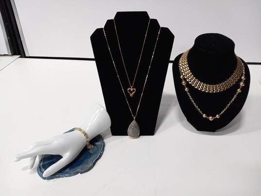 5pc Gold Jewelry Bundle image number 1