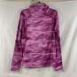 Women's Pink Under Armour Fitted 1/2-Zip Top, Sz. L image number 2
