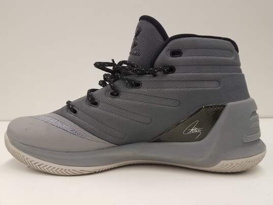 Under Armour Stephen Curry 3 Basketball Shoes Grey 10 image number 5