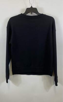 Armani Exchange Womens Black Cotton Long Sleeve Crew Neck Pullover Sweater Sz M alternative image