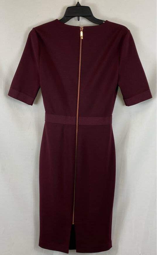 Ted Baker Purple Casual Dress - Size 2 image number 2