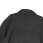 Mens Black Long Sleeve Spread Collar Flap Pocket Jacket Size 3XL image number 4