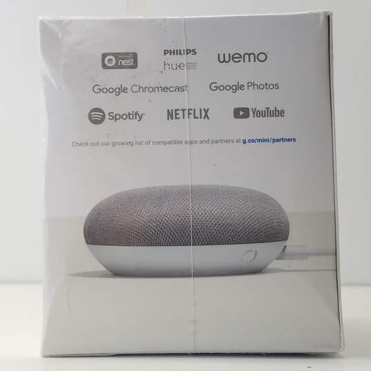Google Home Mini Chalk Smart Speaker image number 4