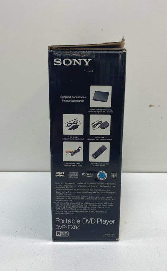 Sony DVP-FX94 Portable DVD Player Black image number 4