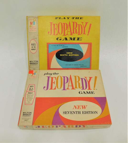 Lot Of 2  Vintage  Jeopardy Game  Sixth And Seven Edition image number 1