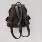 DKNY Women's Brown Canvas Backpack image number 2