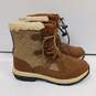 Bearpaw Bethany Women's Brown Leather Snow Boots Size 7 image number 3