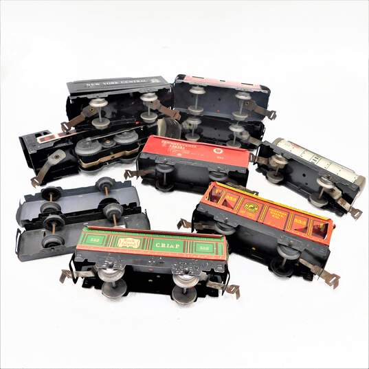 Vintage Marx Tin Litho Train Set W/ Locomotive Tracks Transformer image number 5
