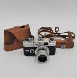 Argus C44 Rangefinder 35mm Film Camera With Full Body Leather Case