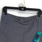 NWT Womens Gray Flat Front Tulip Shape Bottom Pull-On Capri Pants Size L image number 4