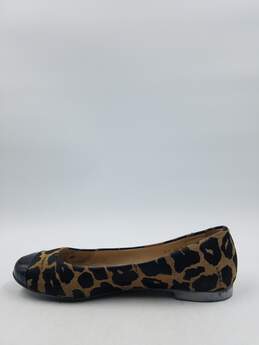 Fendi Leopard Cap Toe Ballet Flats W 6 COA alternative image