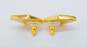 Magick Fusager Demski 14K Gold Colorful Cloisonne Enamel Diamond Accent Earrings 8.0g image number 4