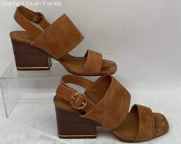 Tory Burch Womens Brown Low Heel Shoes Size 6 alternative image