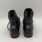 Alpina Mens Black Red Leather Round Toe Lace Up Ankle Ski Shoes Size 45 image number 4
