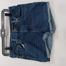 Women's Mid Length Blue Jean Shorts Size 29
