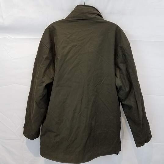 Aigle Green Outdoor Coat Jacket Adult Size XL image number 2