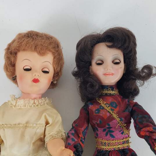 Vintage Dolls Assorted Lot of  2 Vintage 18 inch High  Dolls image number 7