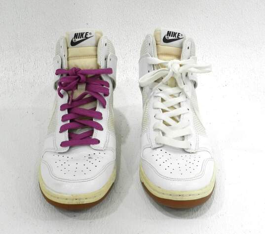 Nike Dunk Sky High White Gum Women's Shoe Size 8 image number 1