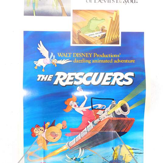 1977 Disney's The Rescuers Movie Insert Poster 36 x 14 77/63 tear at top image number 3