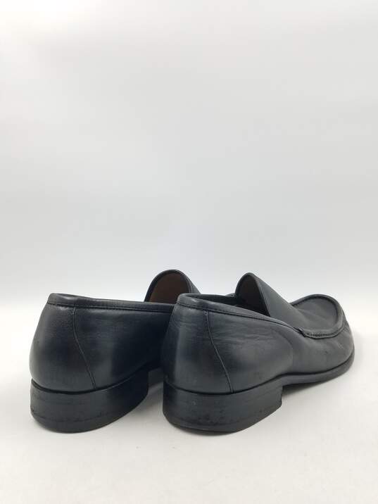 Gucci Black Leather Loafers M 8.5D COA image number 4