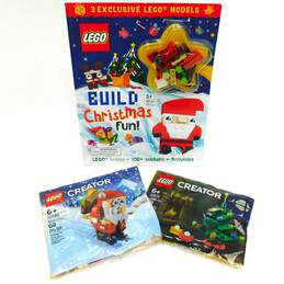 Lego Holiday Lot Activities book & two Poly Bags