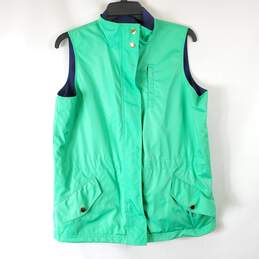Ralph Lauren Women Blue/Green Reversible Vest Jacket M