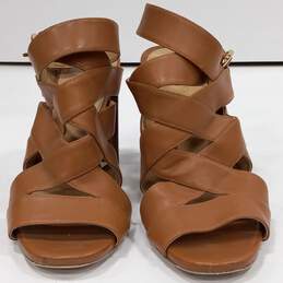 Women's Brown Michael Kors Sandal High Heel Shoes Size 7 1/2 alternative image